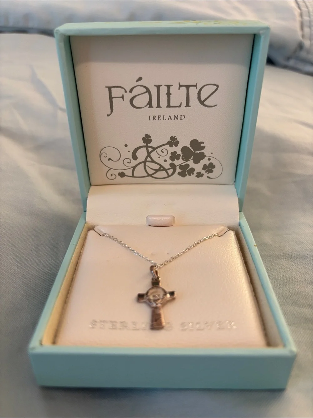 Fáilte Ireland - Sterling Silver First Communion Necklace in Original Box